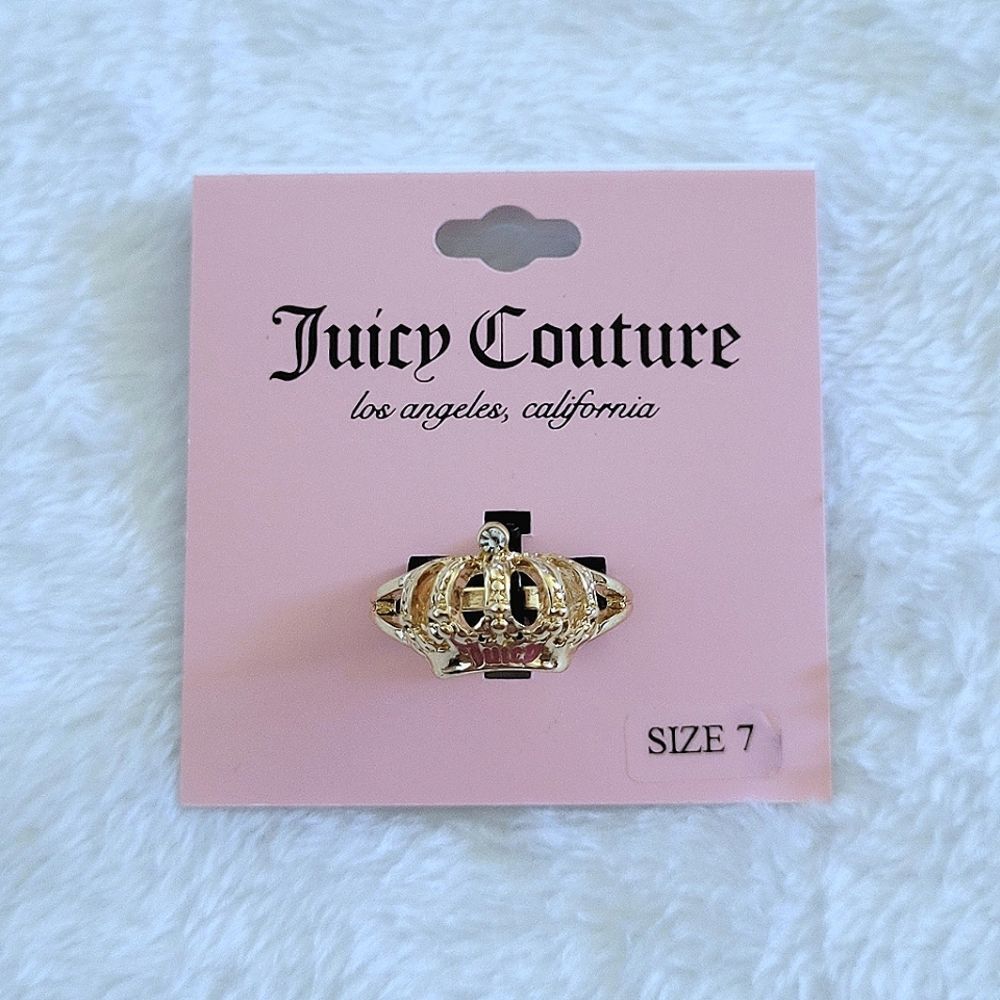 Juicy🍊 Couture Textured Crown👑 Ring💍